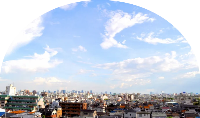 大阪府豊中市の街並み
